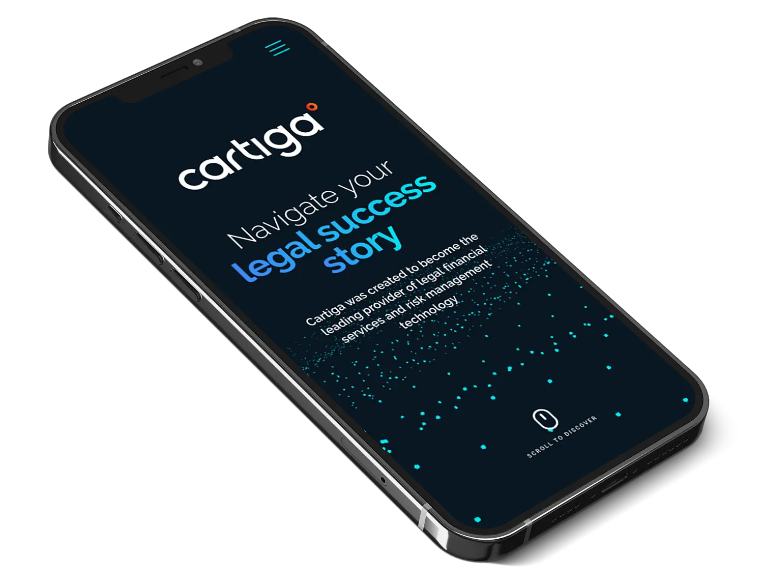 Cartiga - Mobile Site design UX UI.