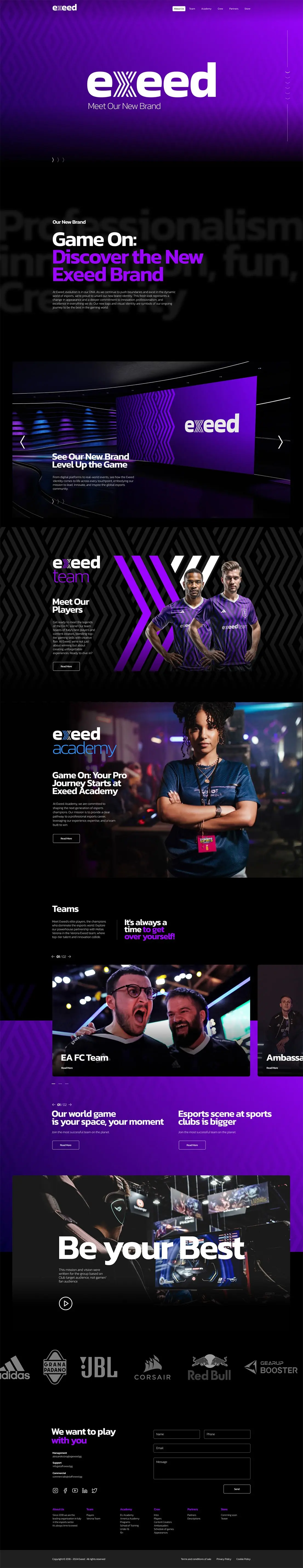 Exeed - Website