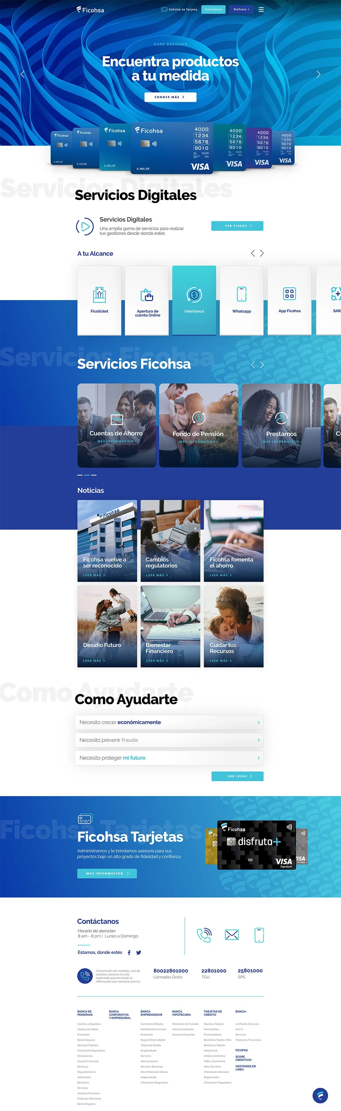 Ficohsa Site - Design 1