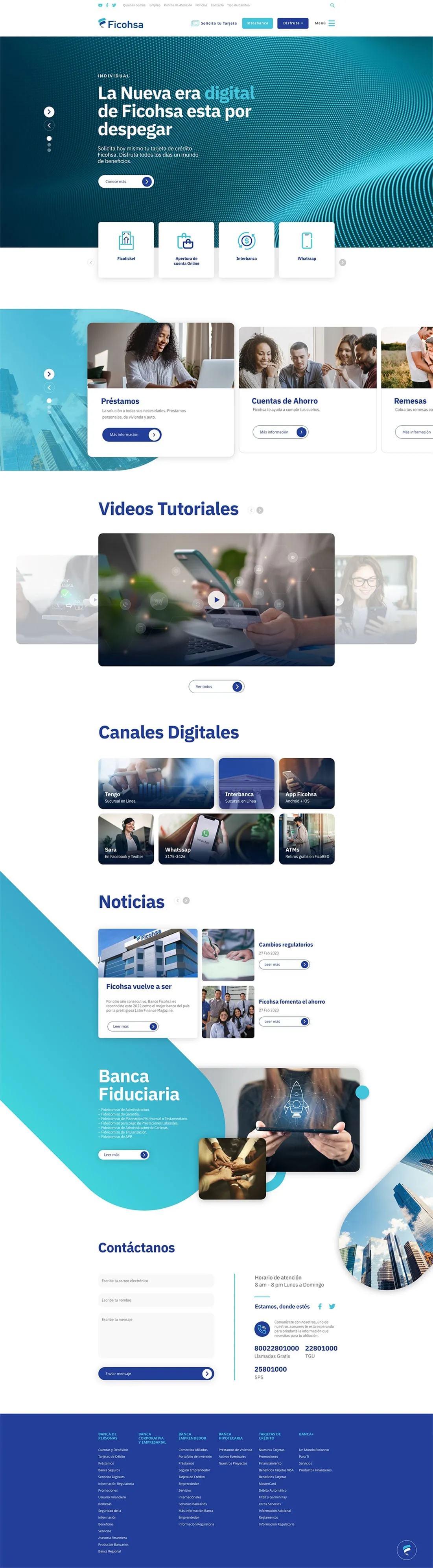 Ficohsa Site - Design 2