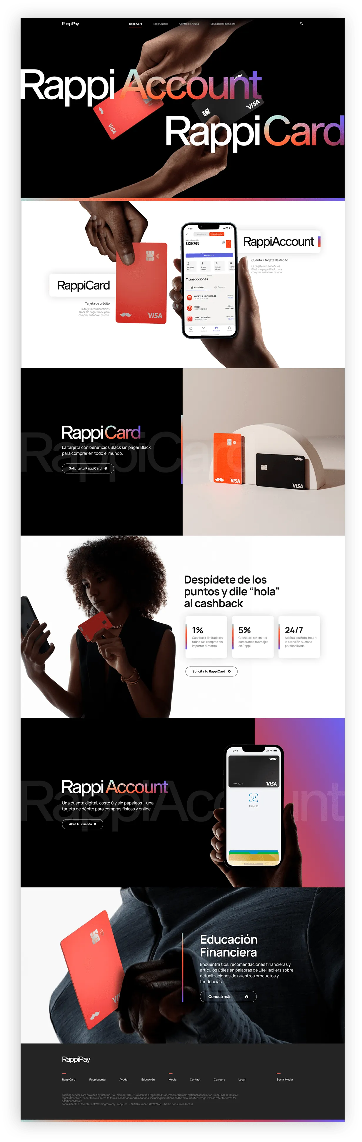 Rappi - Website Section
