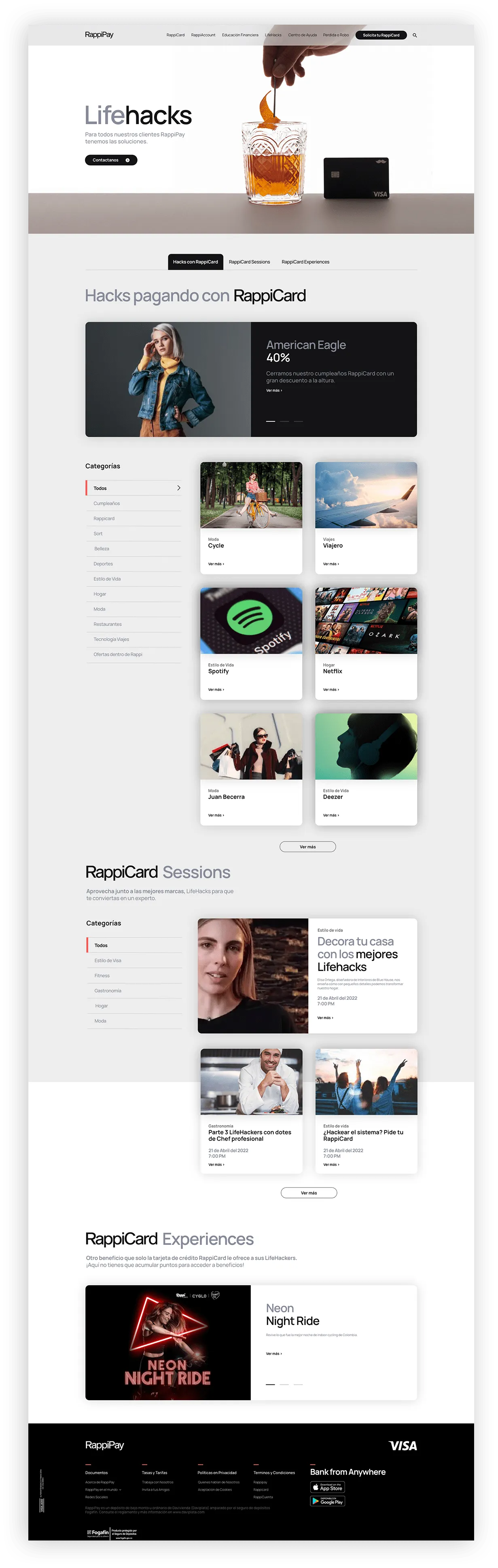 Rappi - Website Section