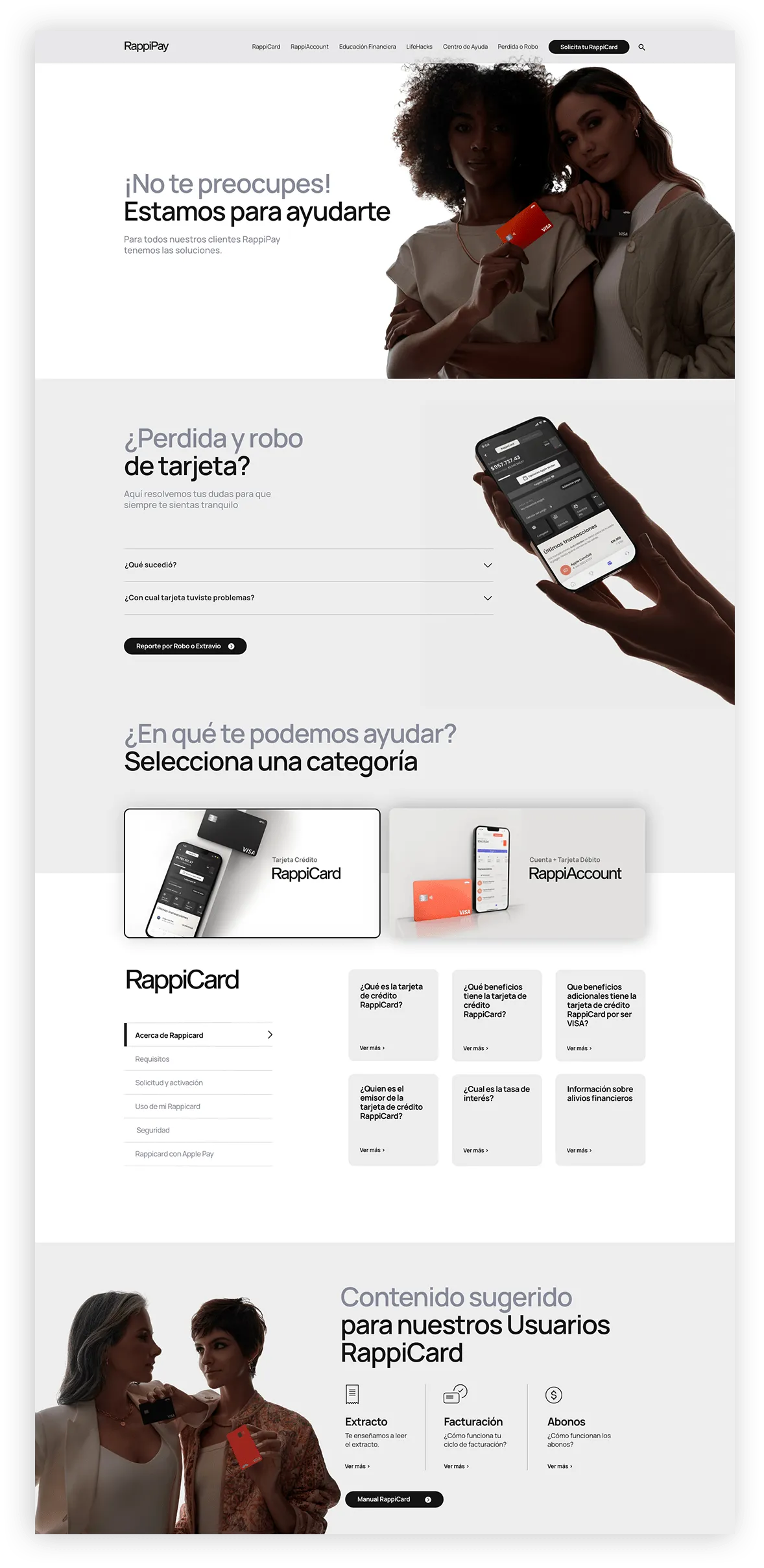 Rappi - Website Section