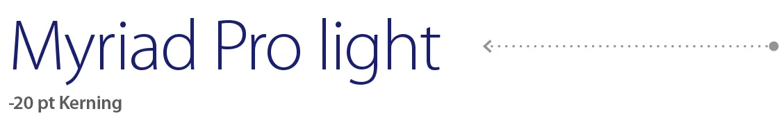 Visa University Brand Update - Font Myriad Pro light