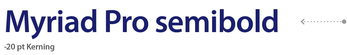 Visa University Brand Update - Font Myriad Pro Semibold