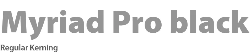 Visa University Brand Update - Font Myriad Pro Black