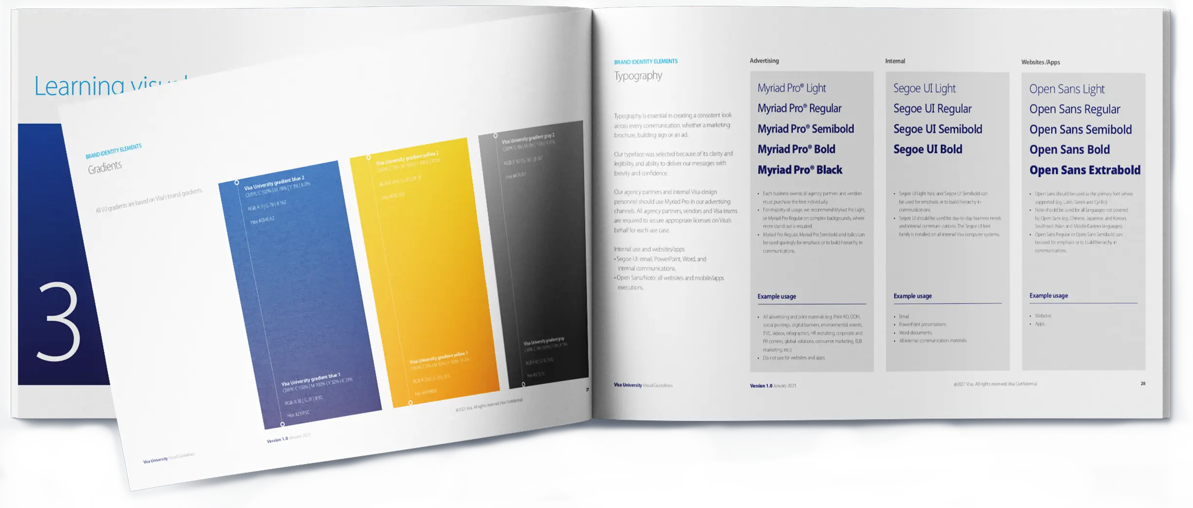 Visa University Brand - Book