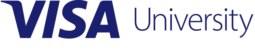 Visa University Brand Update - Logo Blue