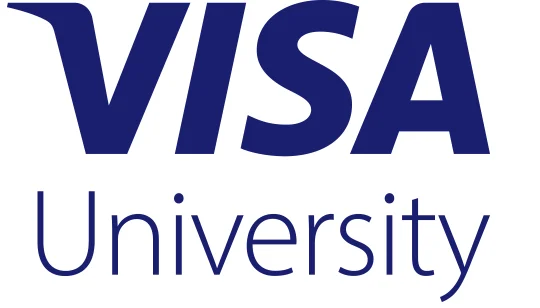 Visa University Brand Update - Logo Blue