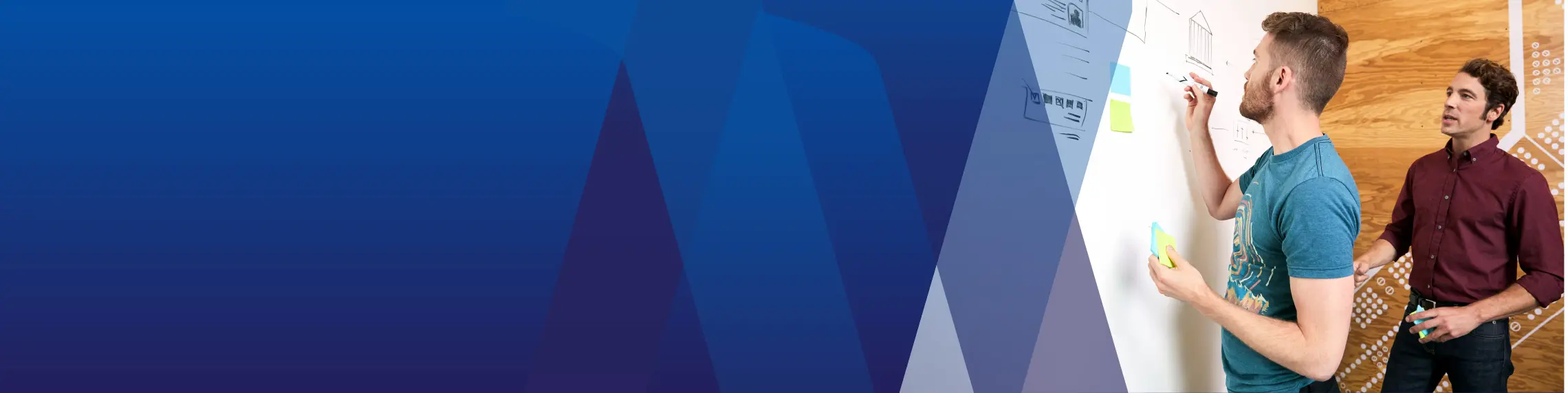 Visa University Brand - Pattern Blue