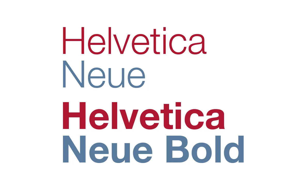 Delta - Helvetica styles