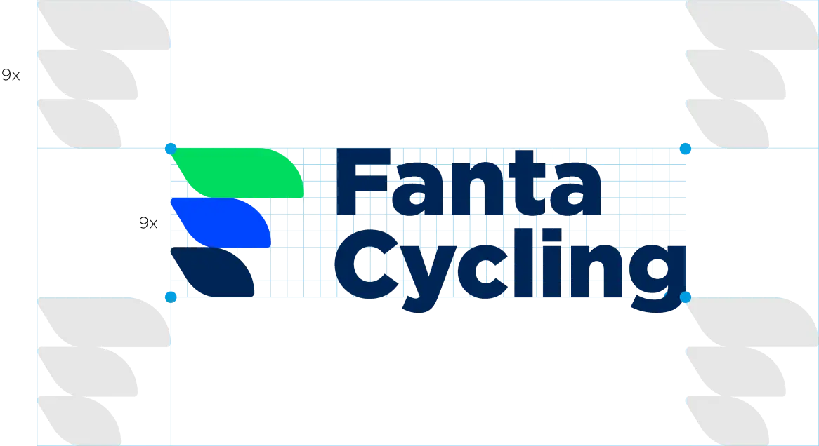 Fantacycling logo grid