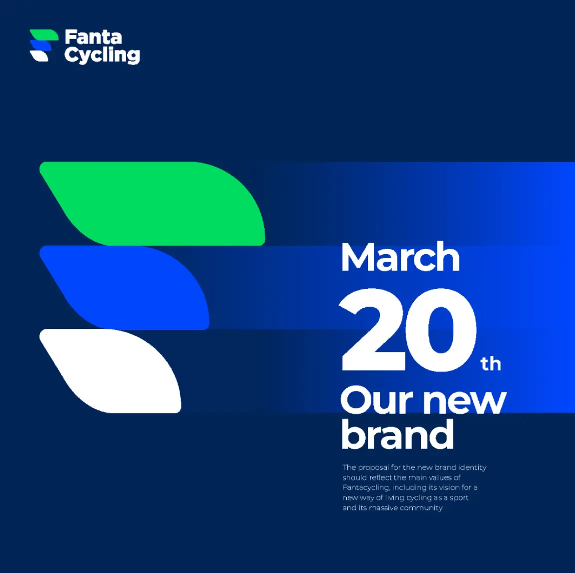 March 20th - Our New Brand