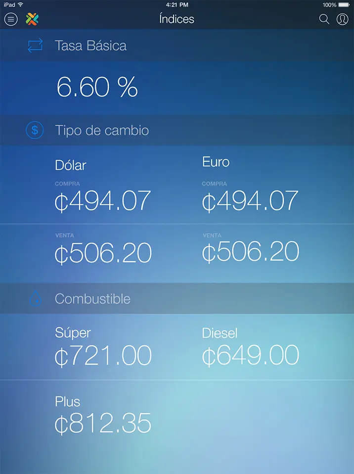 Teletica tablet screenshot