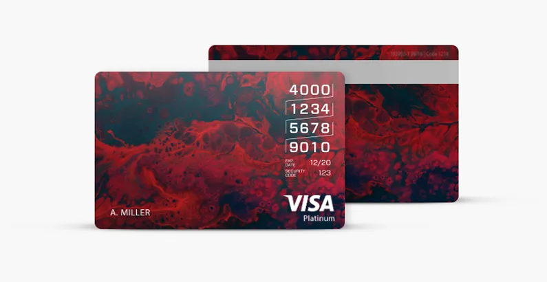 Visa Card Designer - Card