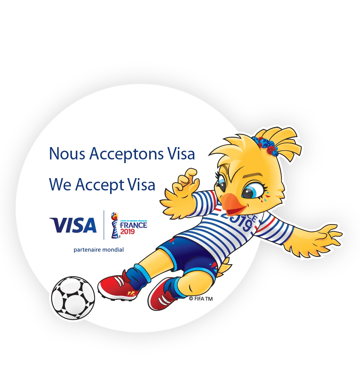 Visa France - Mascot