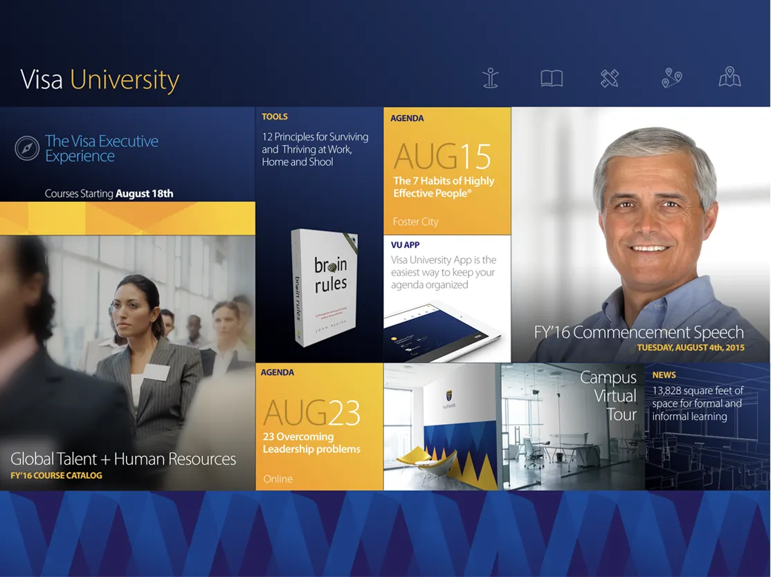 Visa University Online Campus - Screenshot