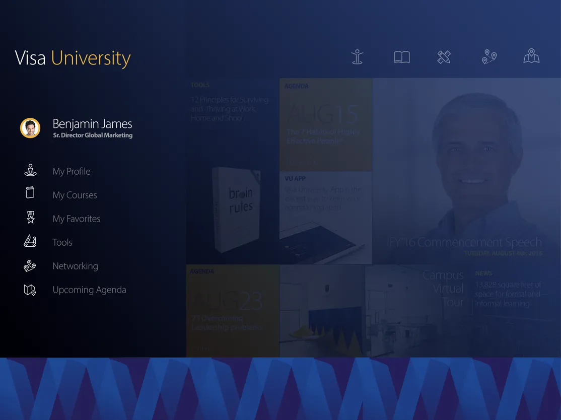 Visa University Online Campus - Screenshot