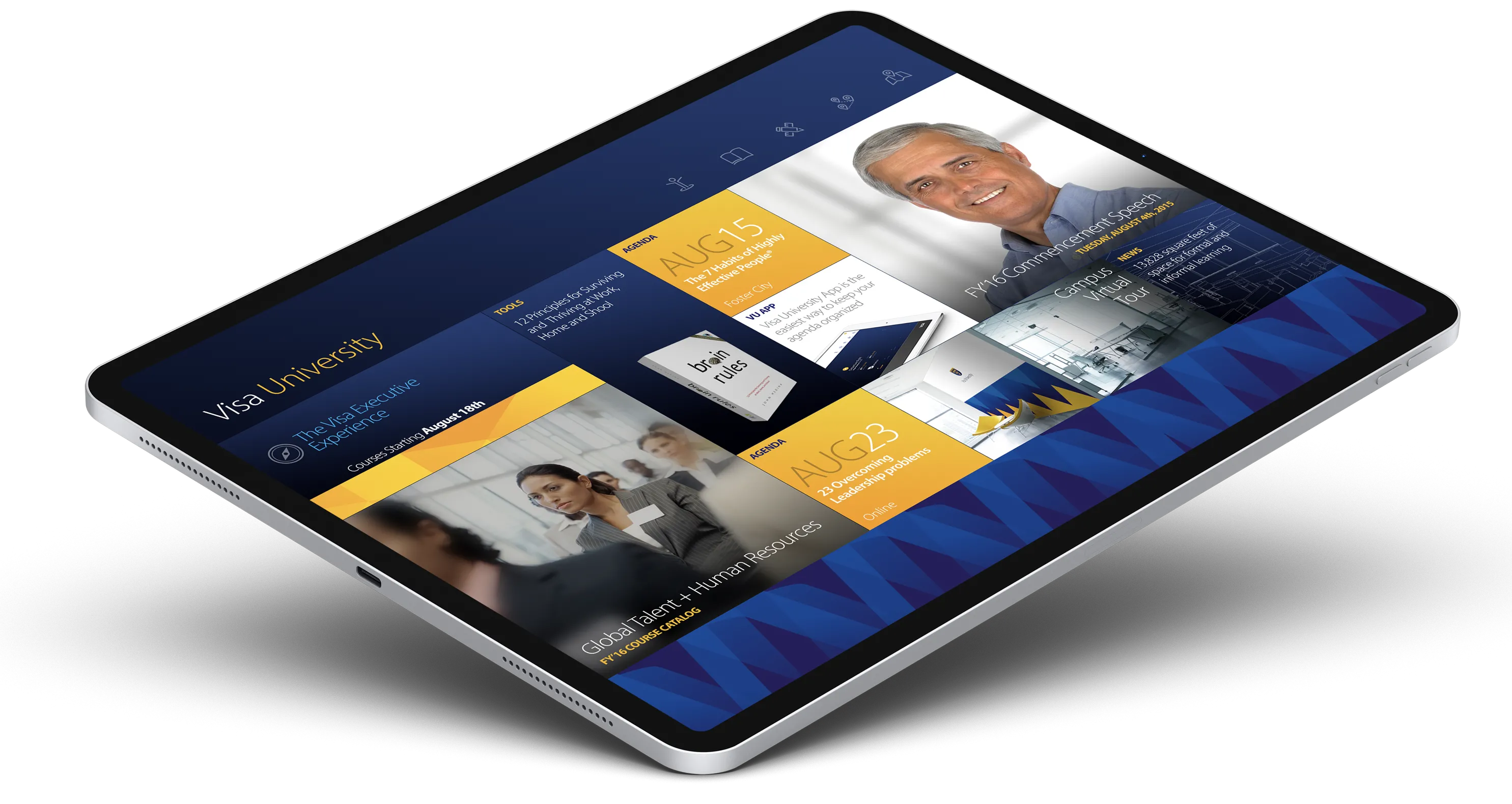 Visa University Online Campus - Tablet