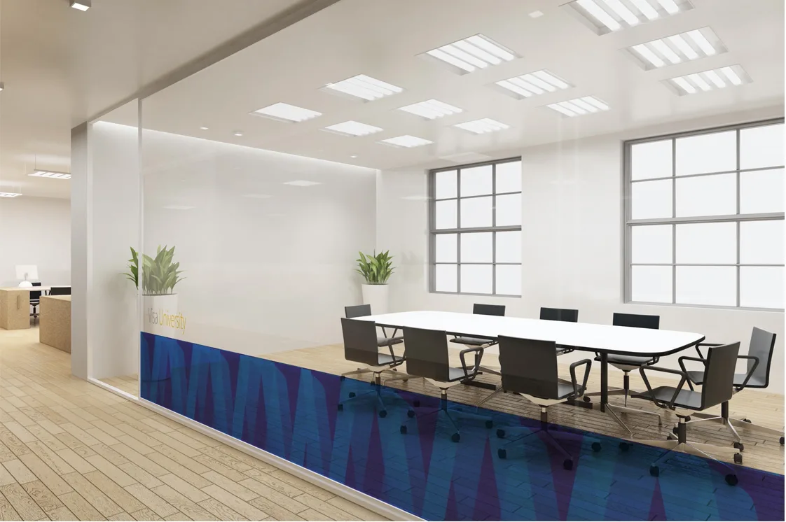 Visa University Internal Brand - Meeting room