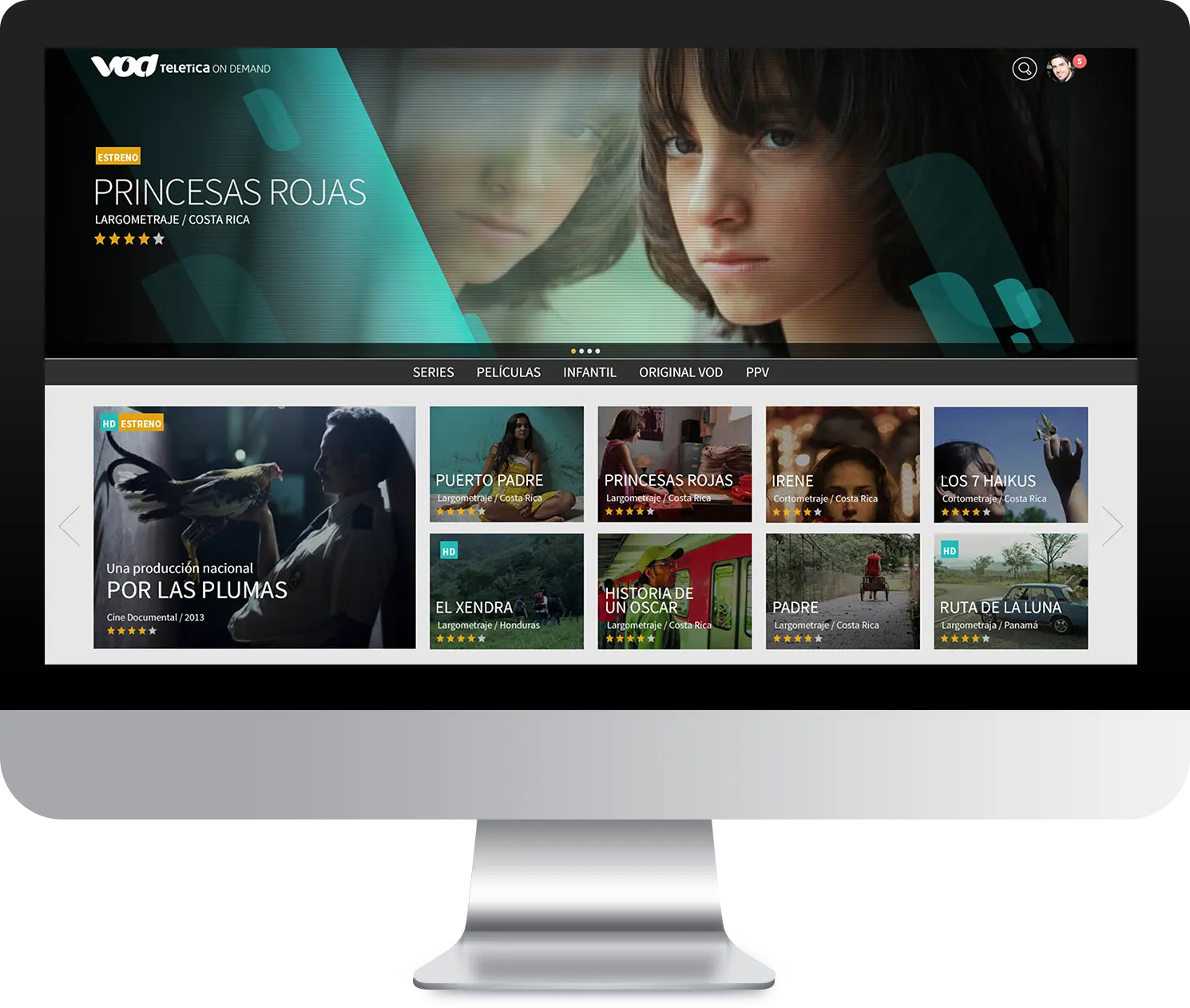 Teletica VOD - iMac