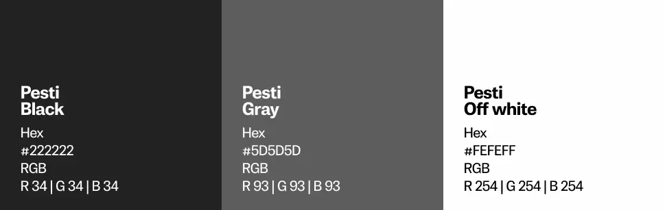 Pesti Palette Gray Scale