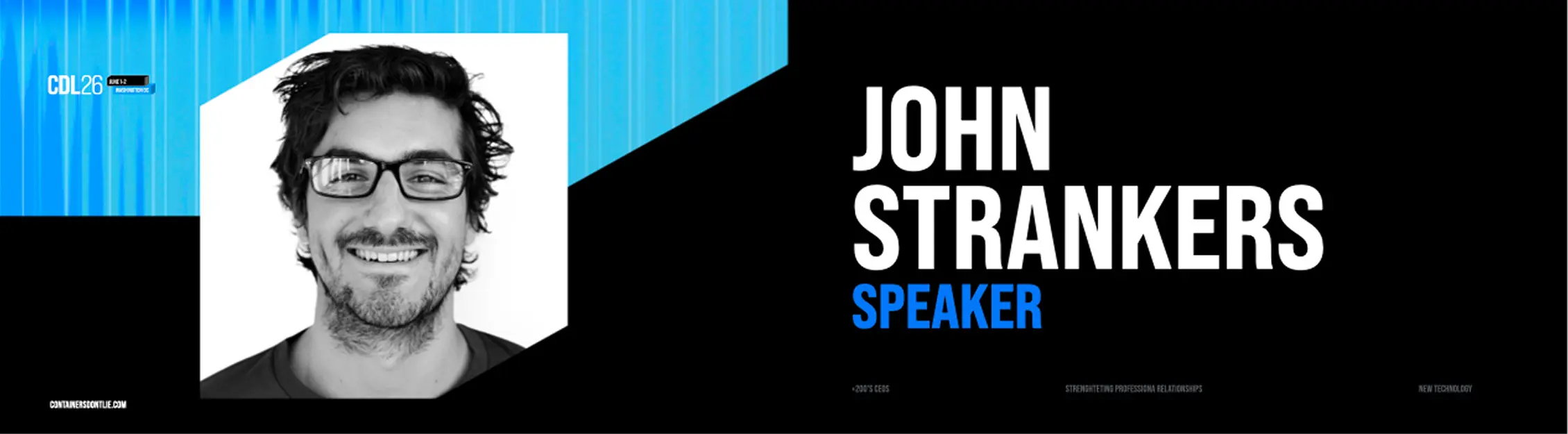 Containers don't lie banner John Strankers speaker