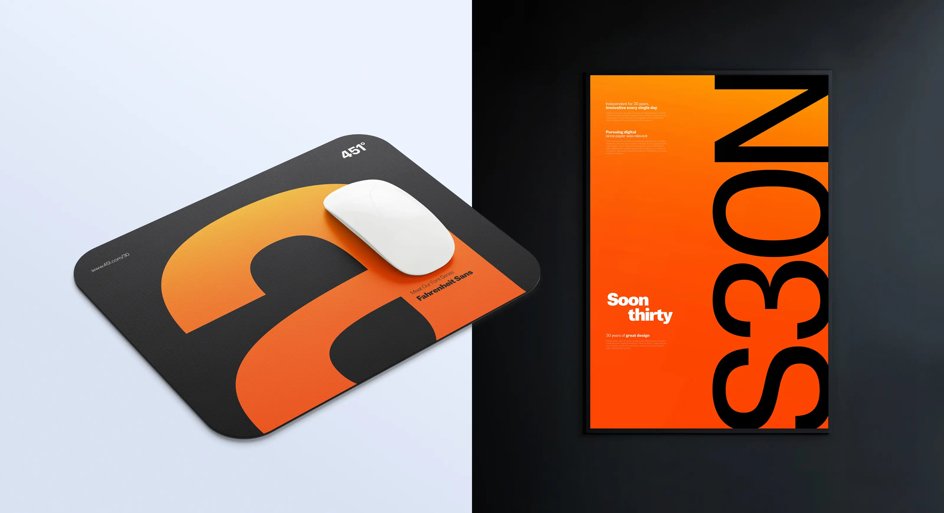 Fahrenheit Sans banner